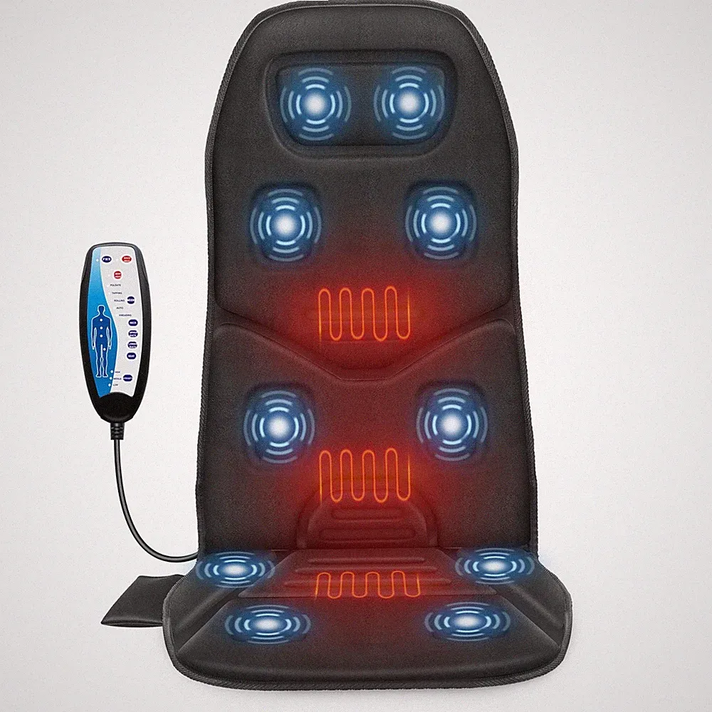 COMFIER Back Massager for Chair – Upgraded Vibration Chair Massager, Deep Tis...
