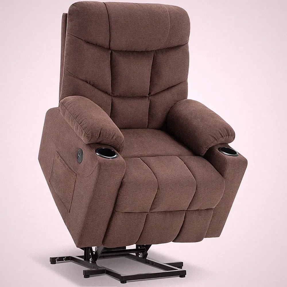 MCombo Electric Power Lift Recliner Chair Sofa for Elderly, Fabric 7286